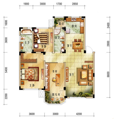 家居风水户型图解_家居与风水_户型风水格局好的户型图