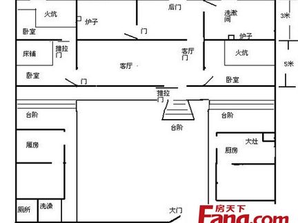 平房九游体育设计图及效果图_四间平房九游体育效果图_农村平房卧室九游体育效果图