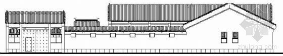 [北京]某古典民居建筑方案图(平房)