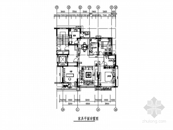 [北京]简约不简单现代私宅家装施工图