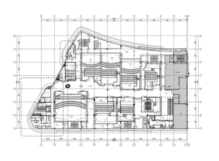 [南昌]BONA博纳国际影城南昌铜锣湾店室内设计方案+九游体育施工图+水暖电施工图