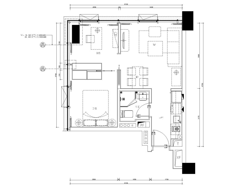 [广东]横琴万象世界一期精九游体育公寓样板房6套丨施工图+设计方案+效果图