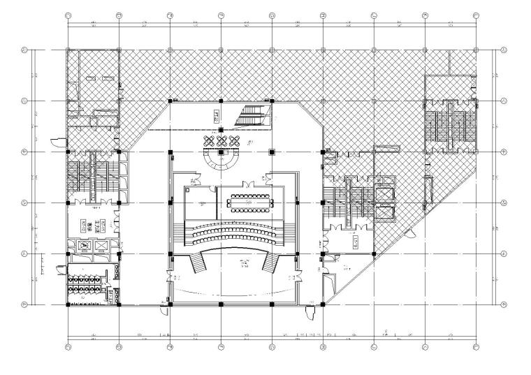 [台州]BONA博纳国际影城台州店室内设计方案+九游体育施工图+水暖电施工图