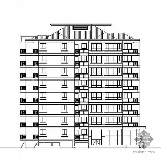 [北京]某住宅小区公寓楼群组建筑施工图(含模型文件)