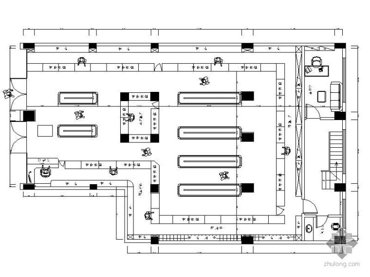 240平米药店平面布置图