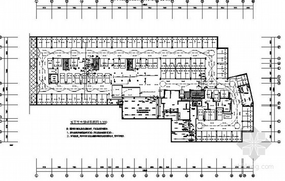 [广东]地下车库带人防电气全套施工图最新