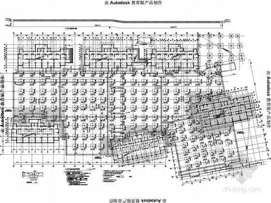 [合肥]公租房小区商住楼施工图(地库、11栋楼284张)