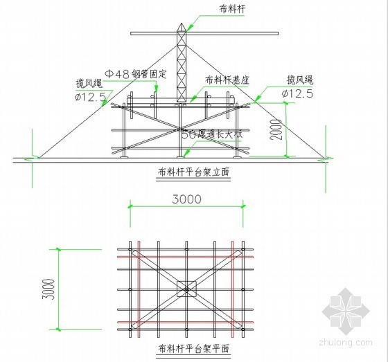 [北京]高层住宅楼混凝土工程施工方案（流水段划分示意图）