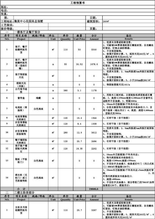 别墅九游体育水电报价单_办公室水电九游体育报价_100平米九游体育水电报价价