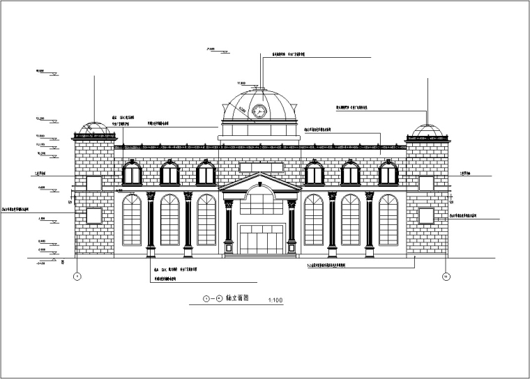 欧式多层度假村建筑设计方案（施工图CAD）