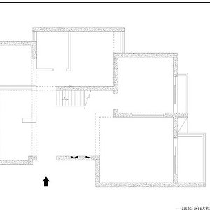 复式楼一楼原始结构九游体育效果图