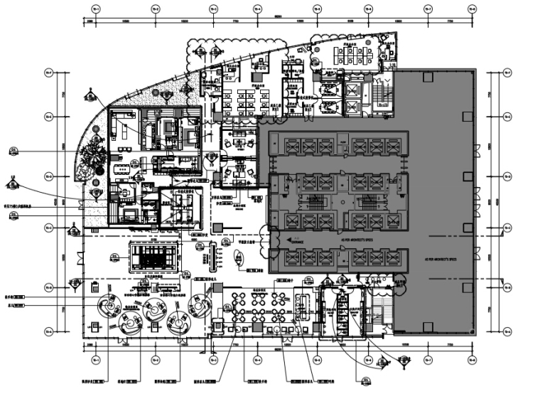 华润展示中心九游体育施工图+室内设计方案+物料表