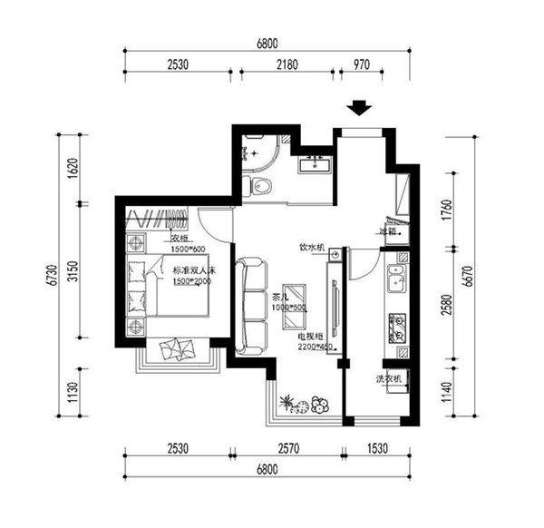 九游体育价格预算_60户型九游体育预算_小户型九游体育户型图