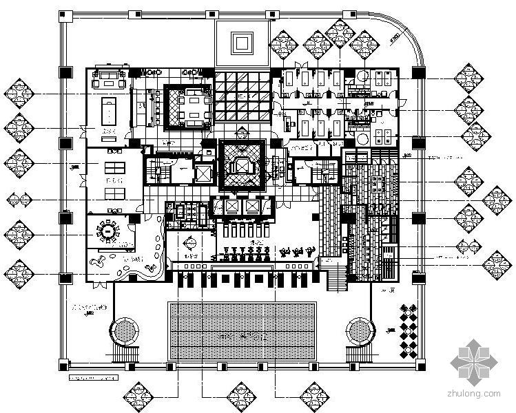 [广州]某国际公寓住宅会所施工图