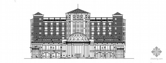 [广州]某五层花园会所建筑施工图