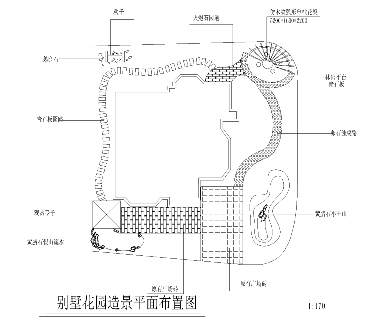 13套别墅景观方案设计cad图纸