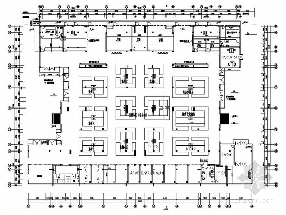 [浙江]现代农贸市场室内九游体育施工图