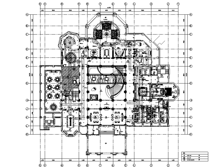 CCD-同和文化休闲中心空间设计施工图+效果图