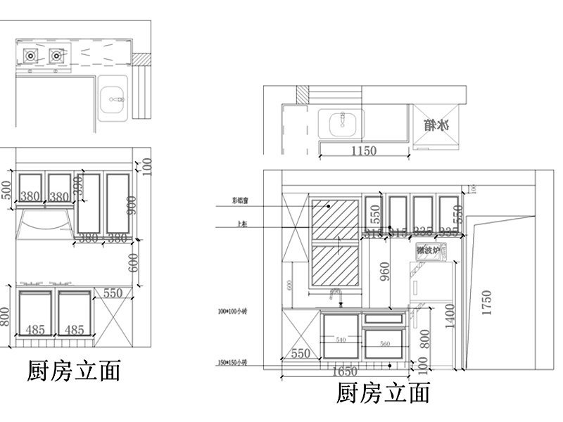 室内设计立面基本尺寸_九游体育木工尺寸立面图_赖特流水别墅平立面cad图