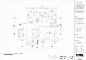 cad室内九游体育平面图 室内平面图 