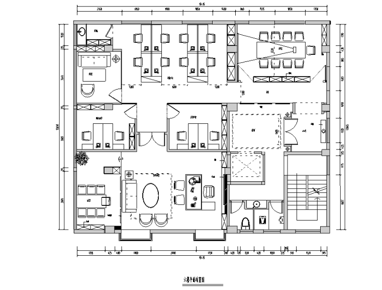 现代中式390平米平潭典当行设计施工图（附效果图）