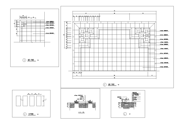 [北京]中式临水大院别墅示范区景观施工图（2016最新独家）