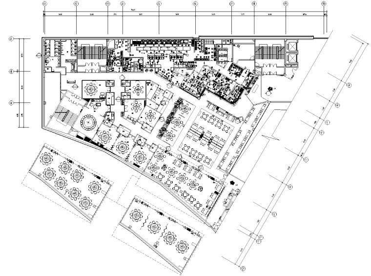 [云南]后现代风格主题餐厅九游体育全套施工图（附效果图）