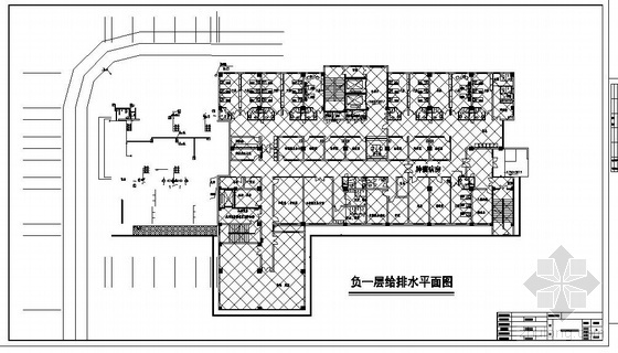 重庆市某医院住院部大楼扩建工程给排水竣工图