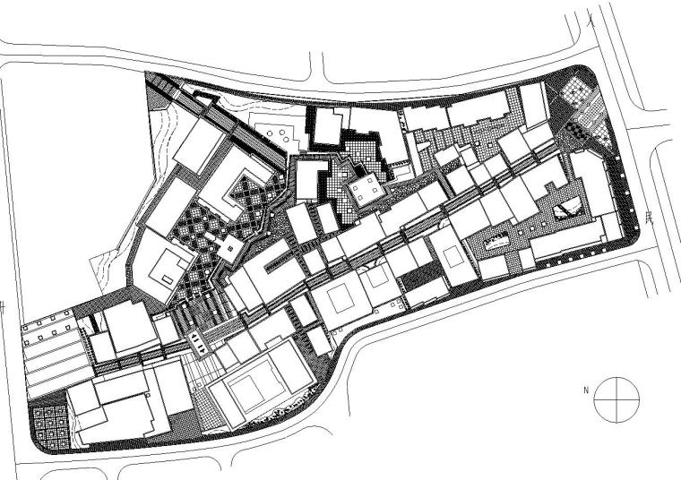 [浙江]台州北新椒居住商业街全套环境景观施工图