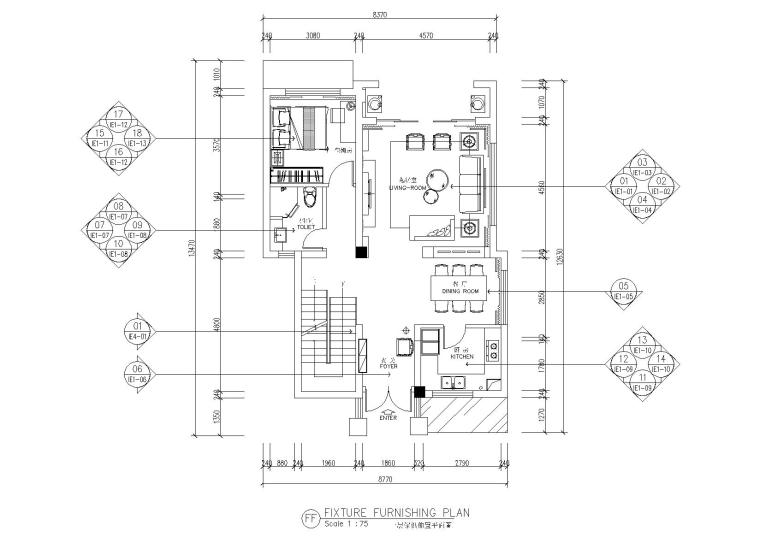 泸州凤凰首府别墅深化方案+效果图+施工图