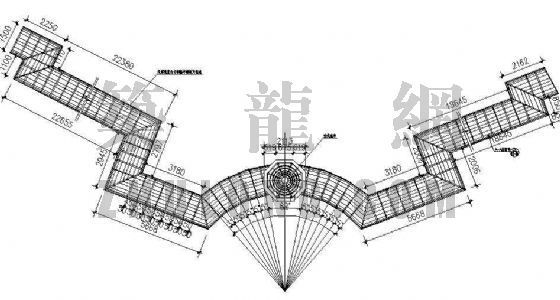 某圆形活动广场施工图