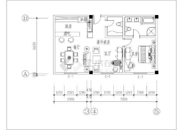 两套房打通九游体育效果图_同层两套房打通九游体育施工图_套房客厅九游体育效果图