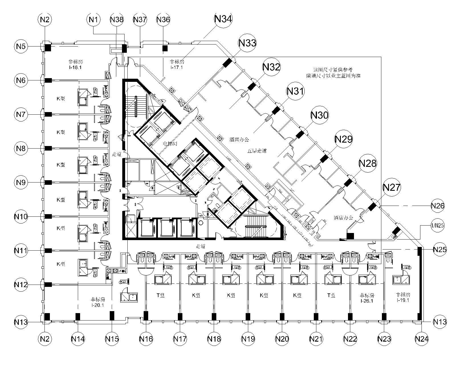 [广州]君悦酒店公共区|客房区完整竣工图