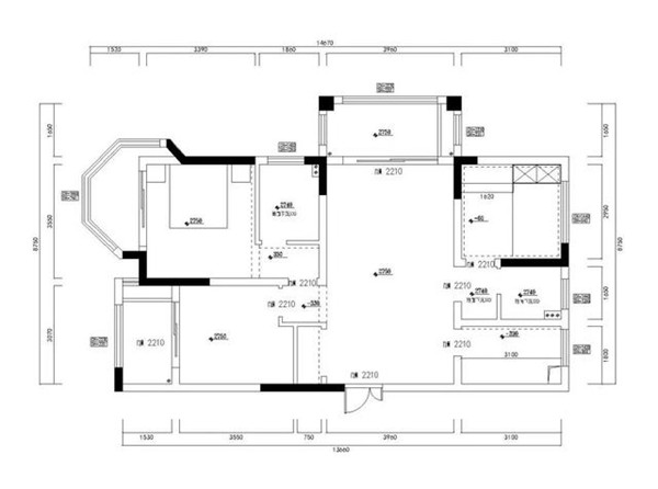 厦门中海锦城国际114平米户型图