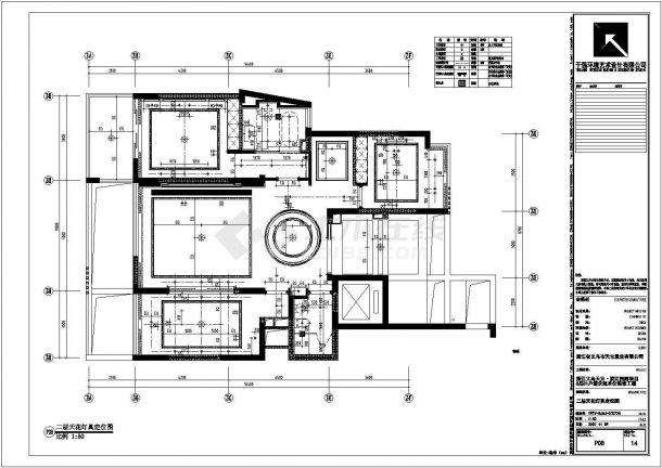 比较完整的一套示范单位九游体育施工图（含效果图）-图八