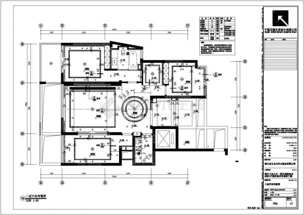 比较完整的一套示范单位九游体育施工图（含效果图）-图六