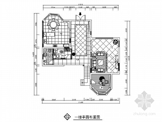 现代大气两层别墅室内九游体育施工图（含效果图完整报价单）