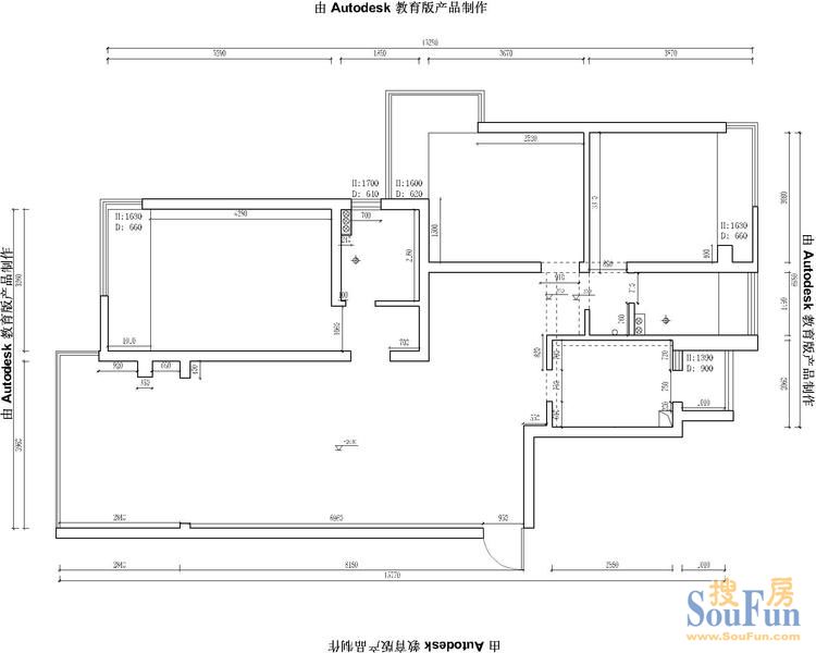 130平三室两厅九游体育_130平复古九游体育施工图_130平三室两厅九游体育强大的储物功能