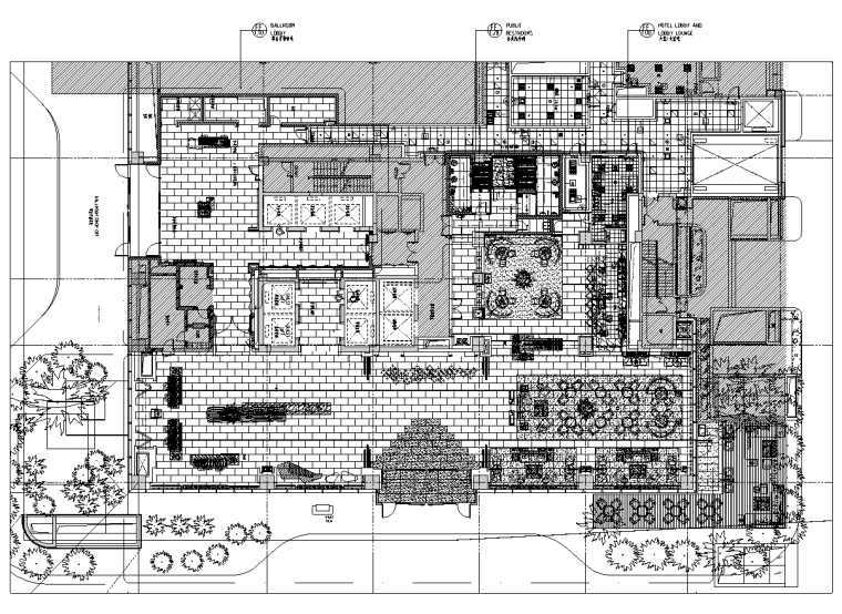 南京景枫万豪酒店方案+效果图+施工图+软装