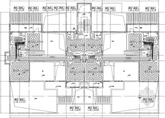 [山东]跃层住宅建筑采暖及通风系统设计施工图（含负荷计算书）