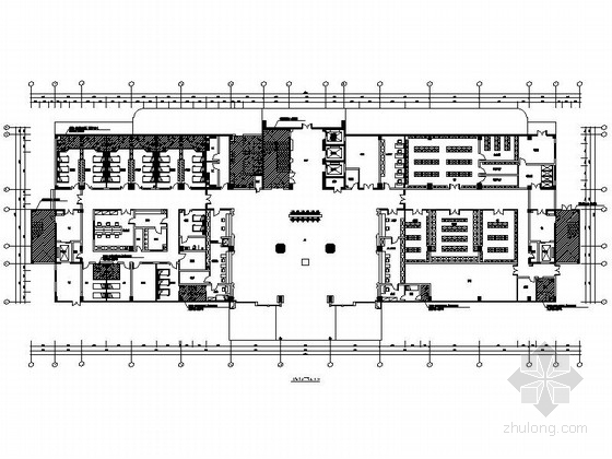 [广州]综合性园林式现代风格医院住院楼室内九游体育施工图（含水电图）