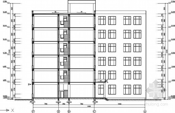 [学士]六层框架教学楼毕业设计(含图纸、计算表格)