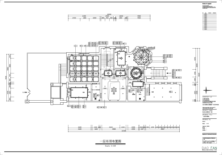 [保定]红山庄园新古典风别墅设计施工图（附效果图）