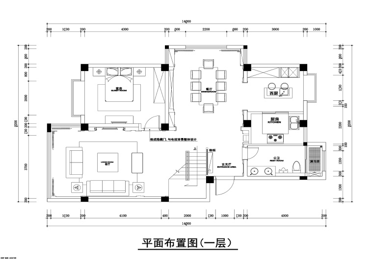 260平新古典风格联体别墅九游体育施工图+效果图