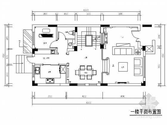 [江苏]简炼大气新古典风格三层别墅室内九游体育施工图（含效果）