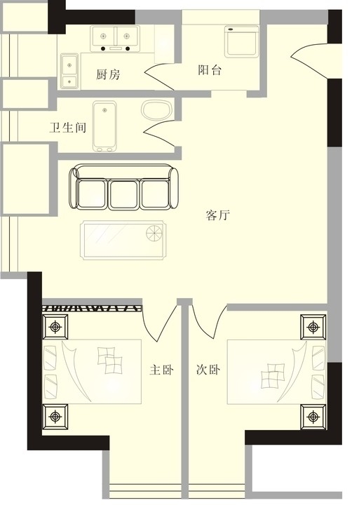 房子九游体育平面设计图_房子九游体育样板图客厅_设计建筑房子图软件