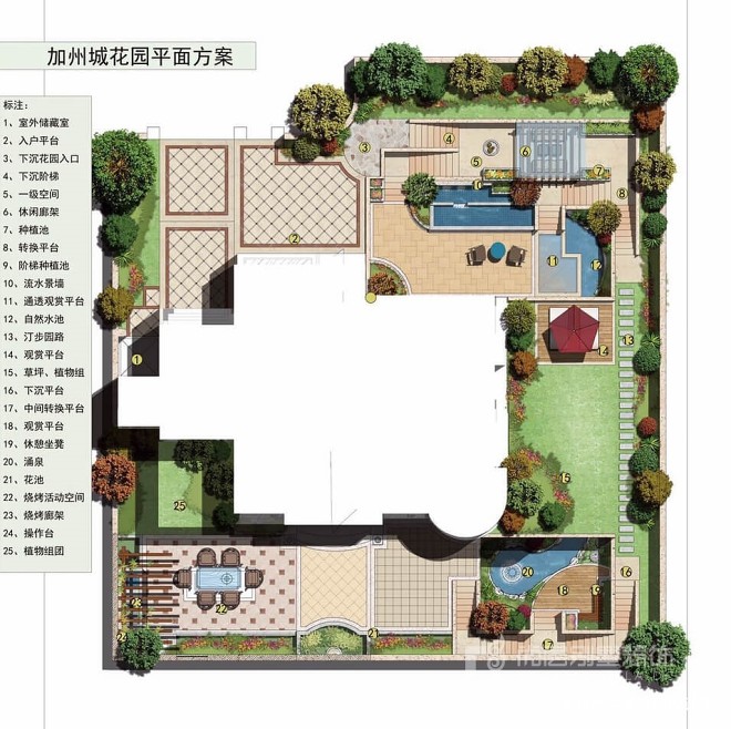 加州500㎡美式风格赏析_轻奢有度·