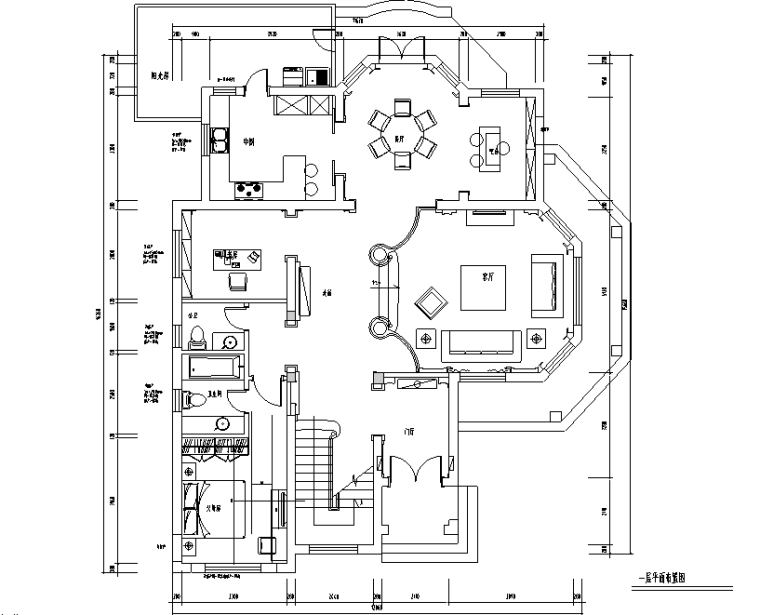 欧式雅致奢华300平米独栋别墅设计施工图（附效果图）