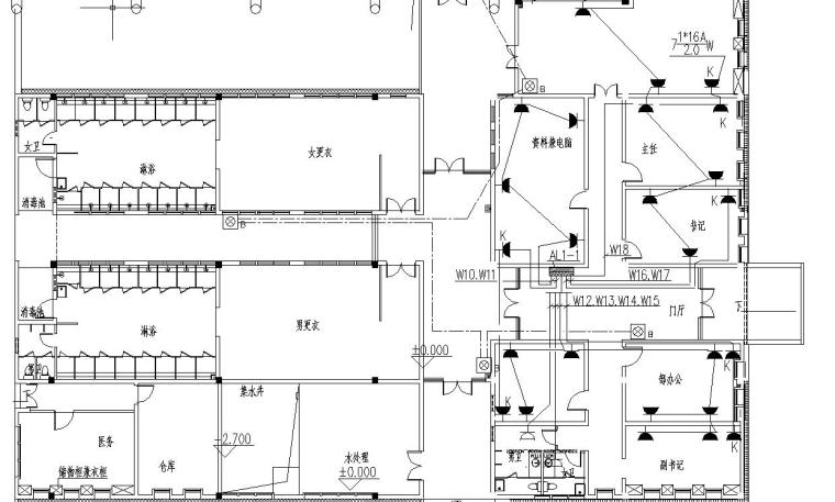 某大学体育中心电气施工图