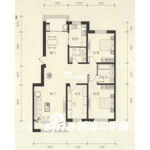 三室一厅九游体育设计图90方_110平米三室二厅创意九游体育_三室两厅两卫九游体育效果图九游体育图片